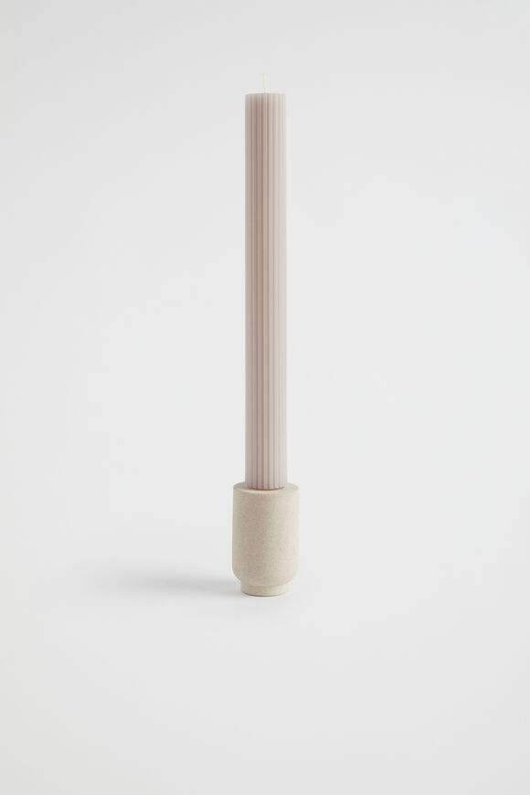 Sandstone Candle Holder Single  Sandstone  hi-res