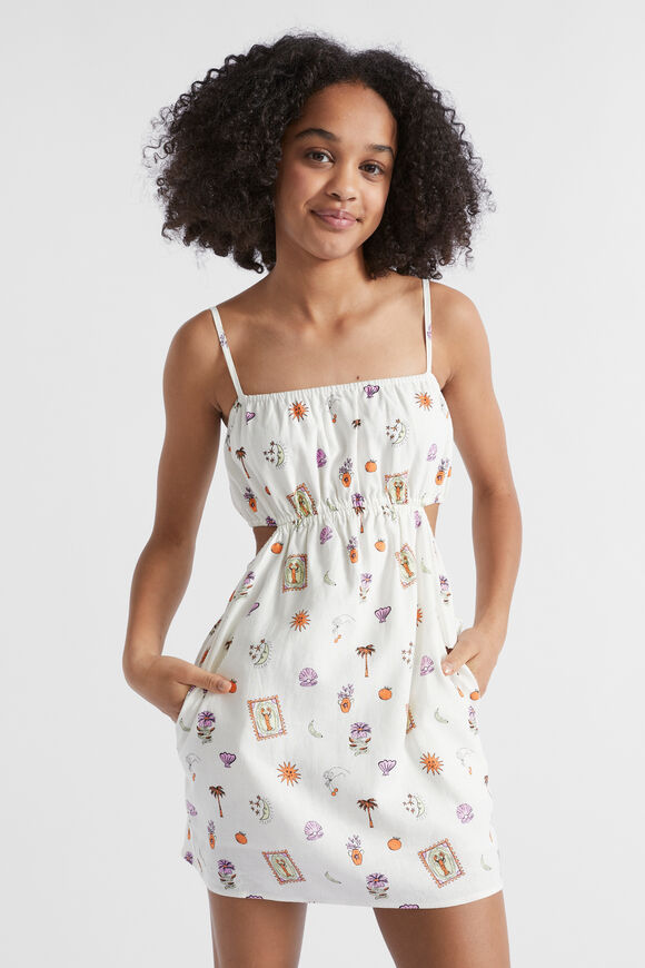 Soleil Dress  White  hi-res
