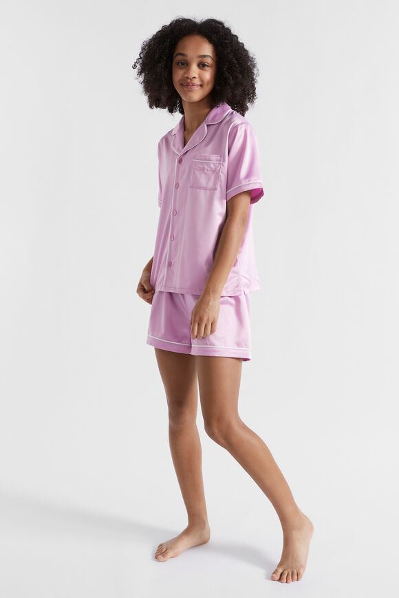 Satin Pyjama  Soft Orchid  hi-res