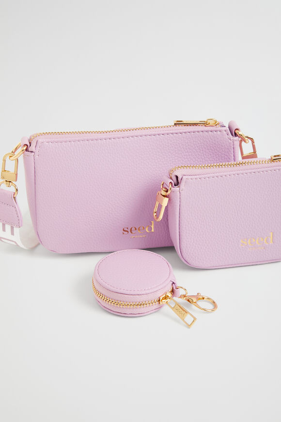 Hybrid Cross Body Bag  Soft Orchid  hi-res