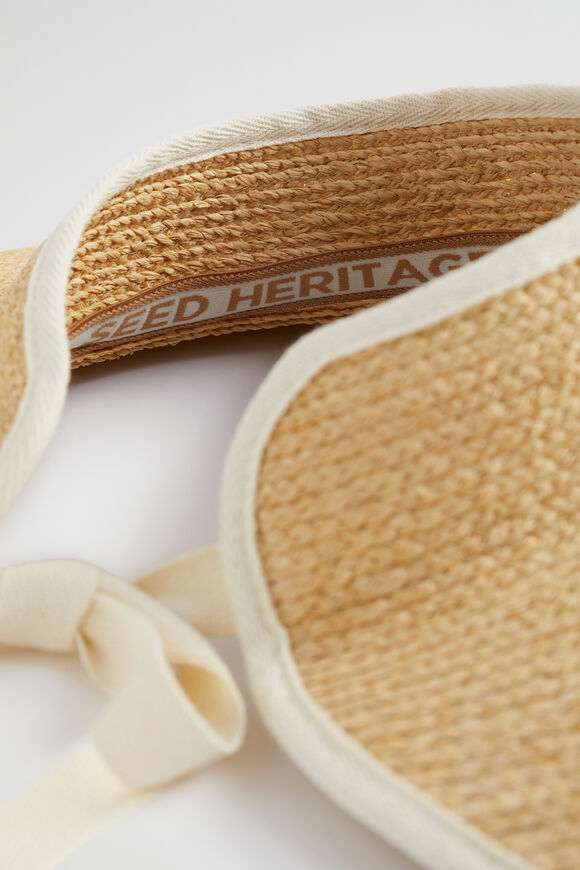 Raffia Visor  Natural  hi-res