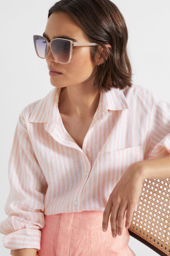 Hannah D Frame Sunglasses  Nude  hi-res