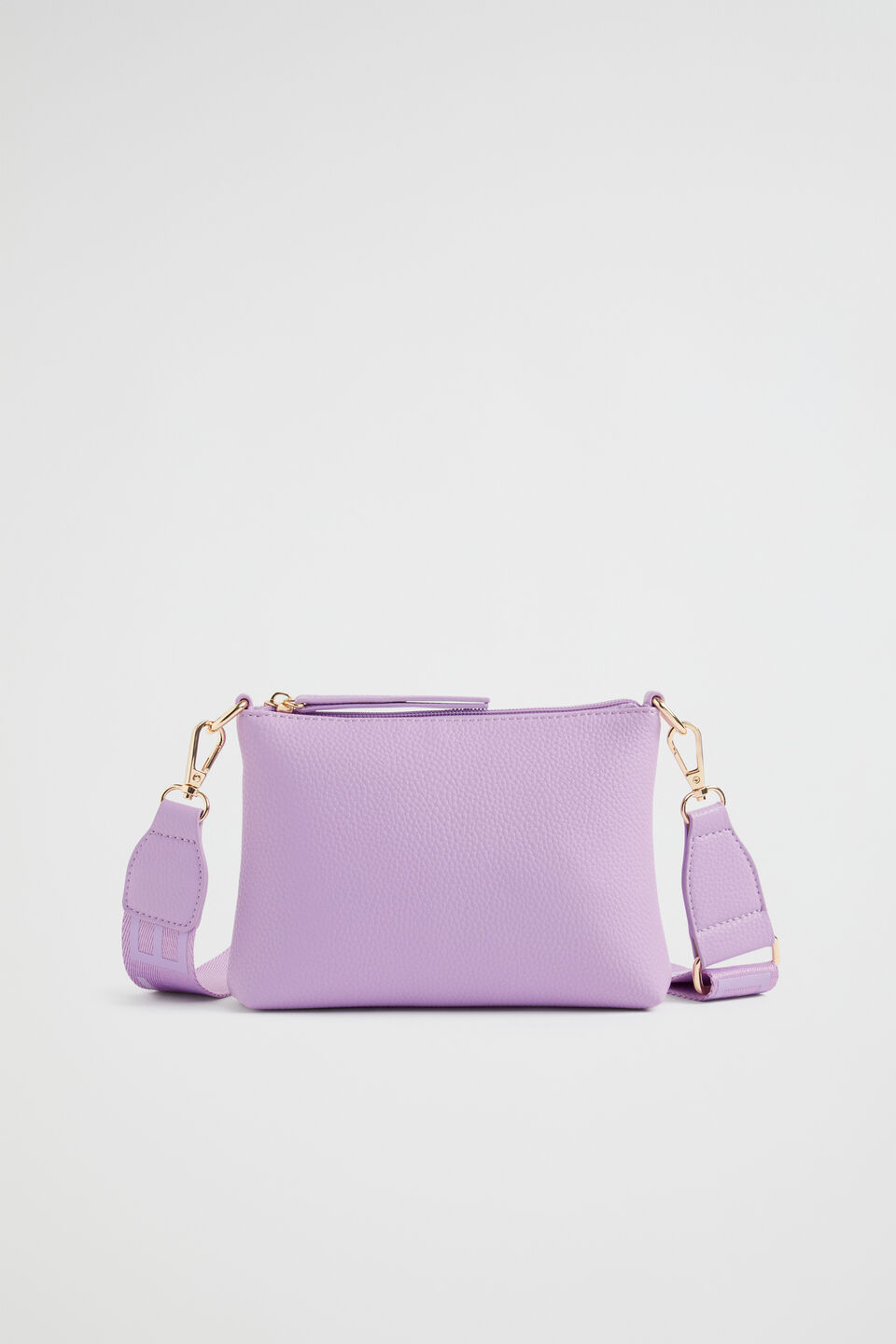 Logo Cross Body Bag  Lilac