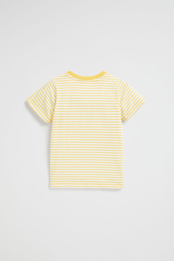 Core Logo Tee  Sunshine Stripe  hi-res