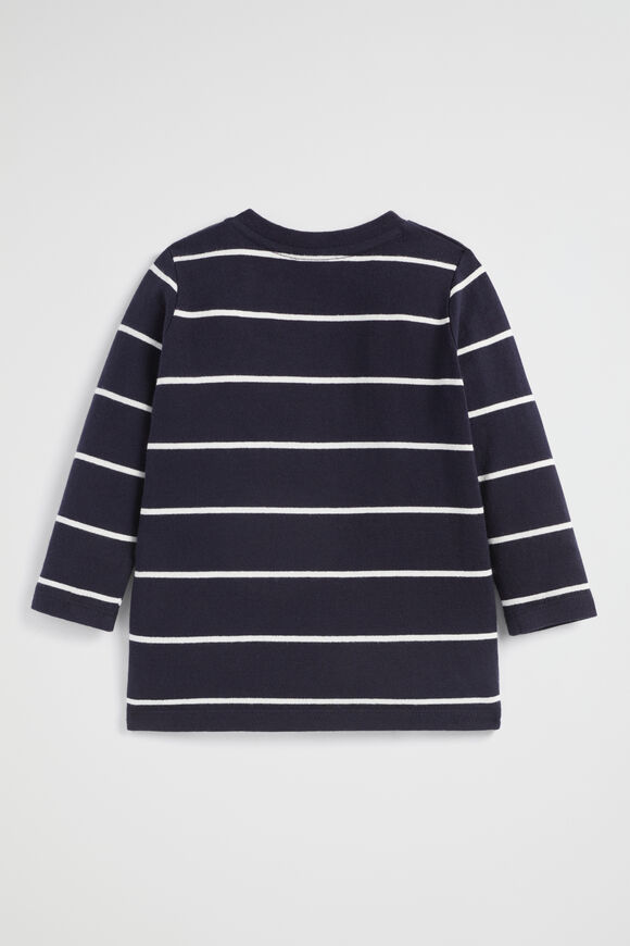 Core Logo Rugby Tee  Midnight Blue  hi-res