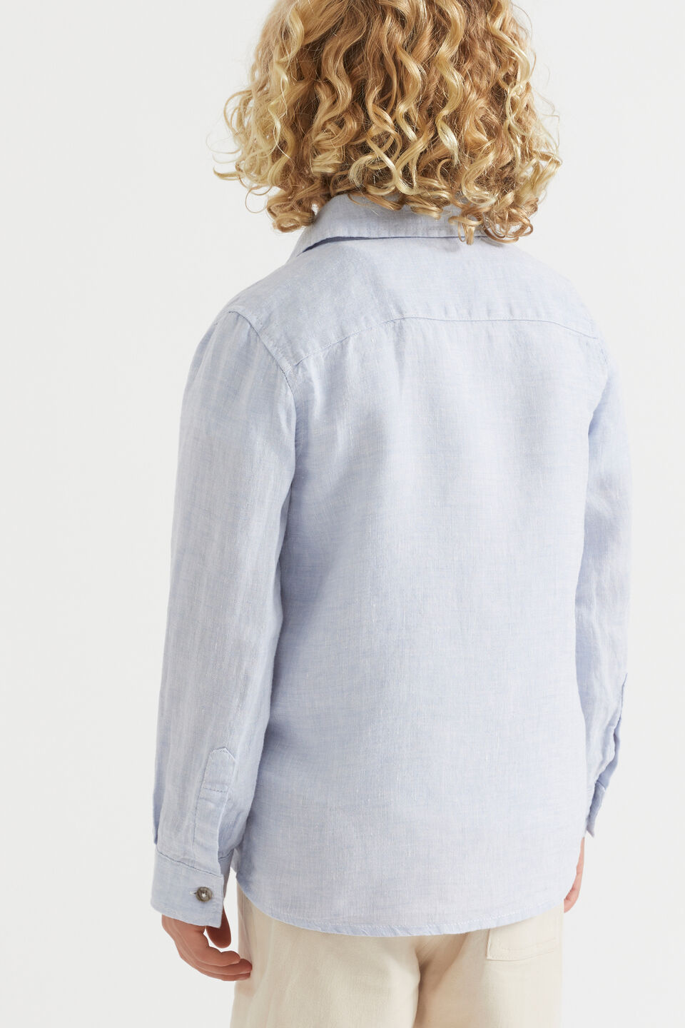 Linen Shirt  Powder Blue