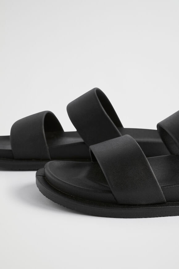 Double Strap Jelly  Black  hi-res
