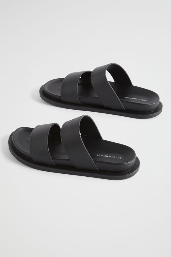 Double Strap Jelly  Black  hi-res