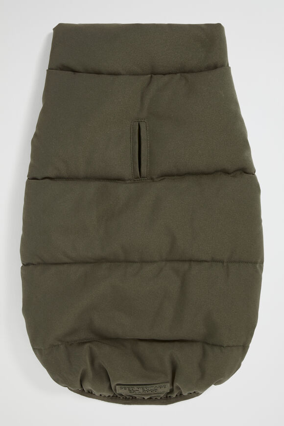 Pet Puffer Vest  Dark Fern  hi-res