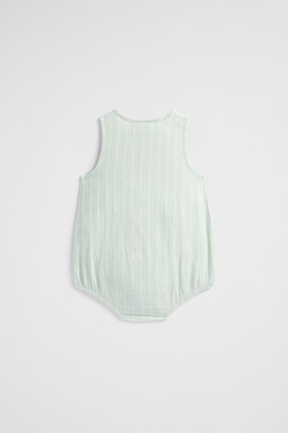 Stripe Romper  Seaspray  hi-res