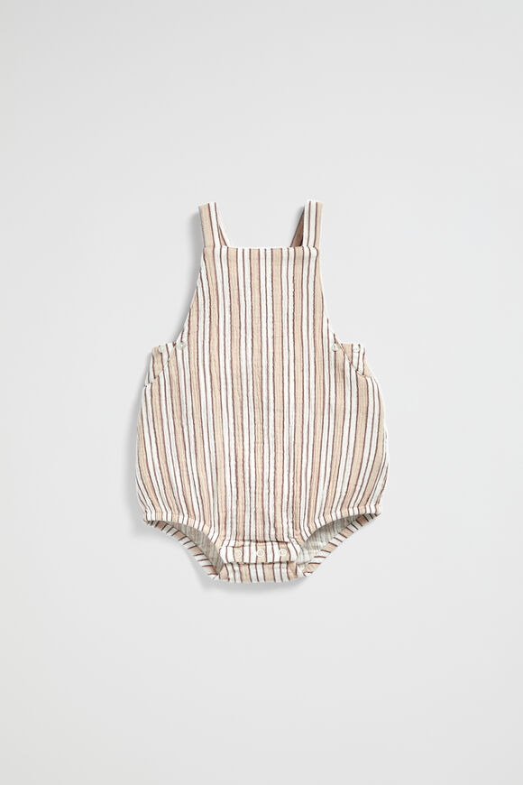 Stripe Romper  Sand  hi-res