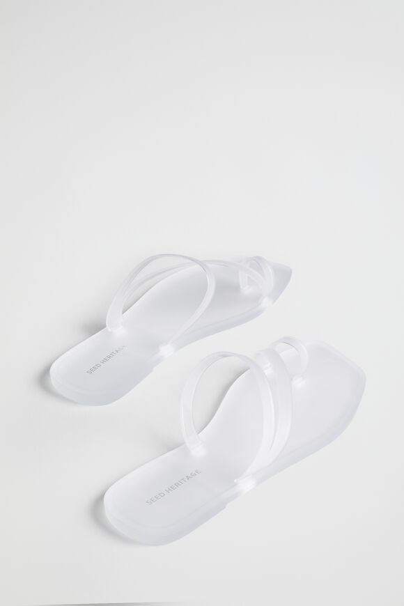 Asymmetric Jelly Slide  Clear  hi-res