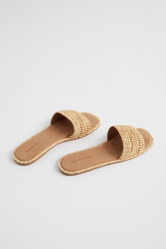 Andi Crochet Slide  Natural  hi-res