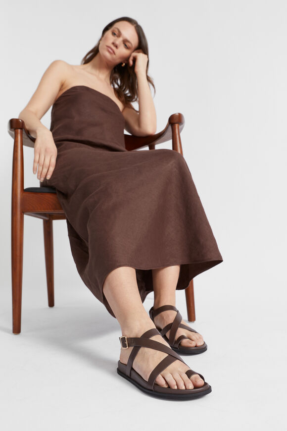 Tori Footbed Sandal  Chocolate  hi-res