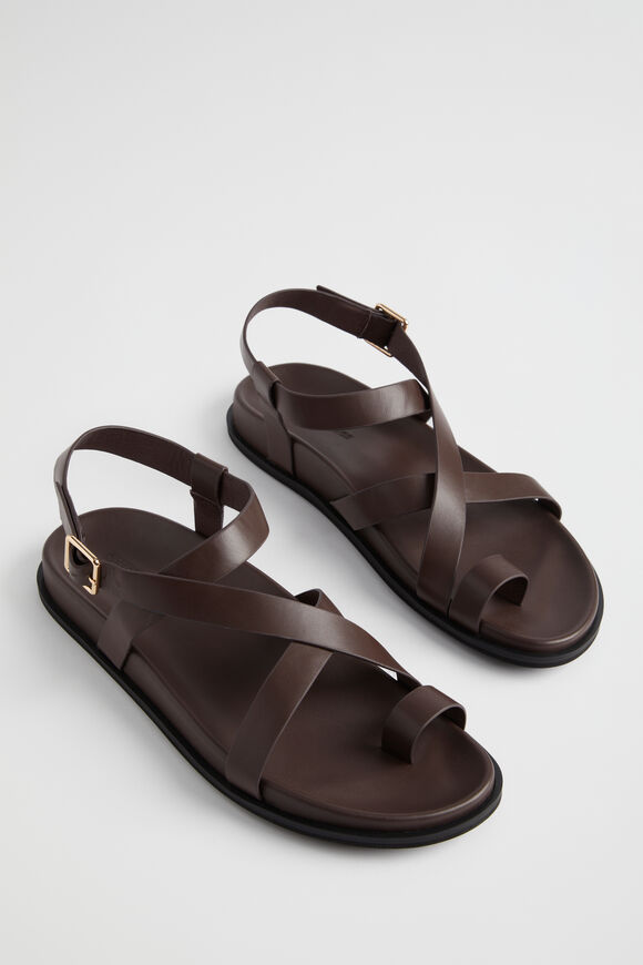 Tori Footbed Sandal  Chocolate  hi-res