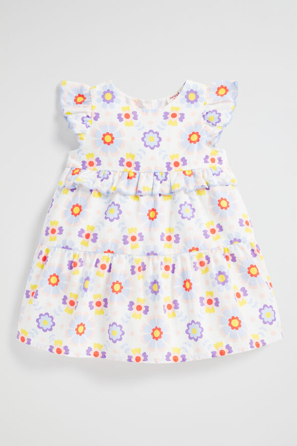 Scalloped Yardage Dress  Multi  hi-res