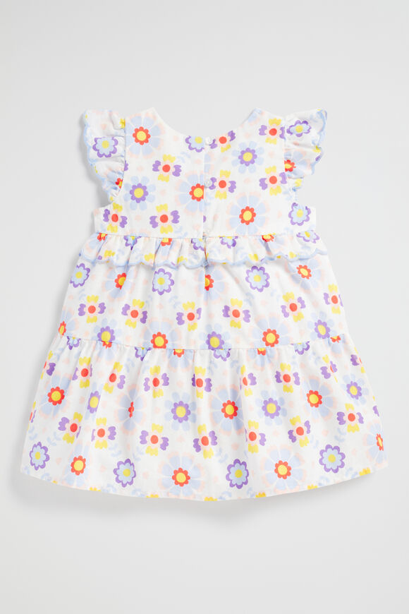 Scalloped Yardage Dress  Multi  hi-res