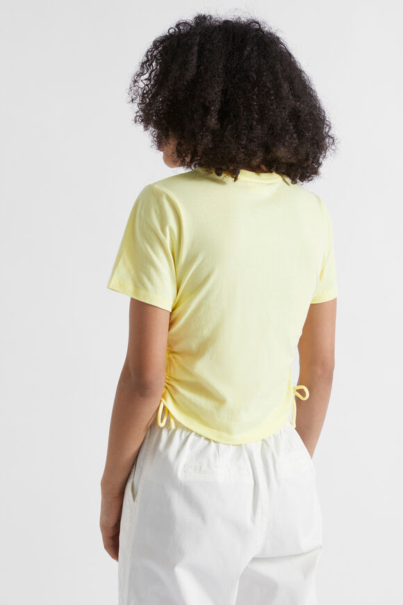Side Tie Tee  Lemonade  hi-res