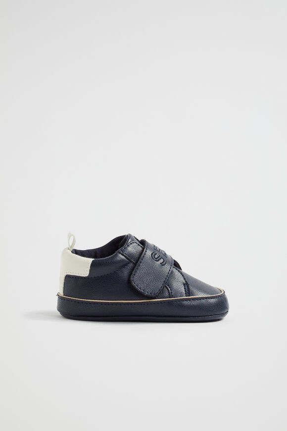 Mini Logo Strap Sneaker  Navy  hi-res