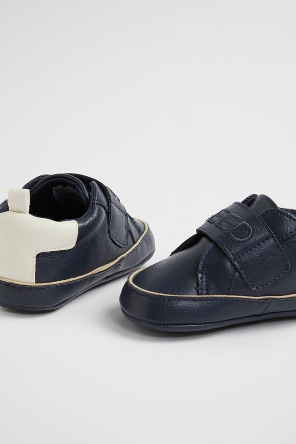 Mini Logo Strap Sneaker  Navy  hi-res
