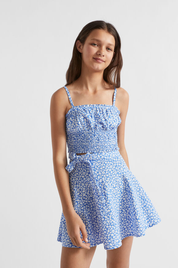 Ditsy Cami  Azure Blue  hi-res