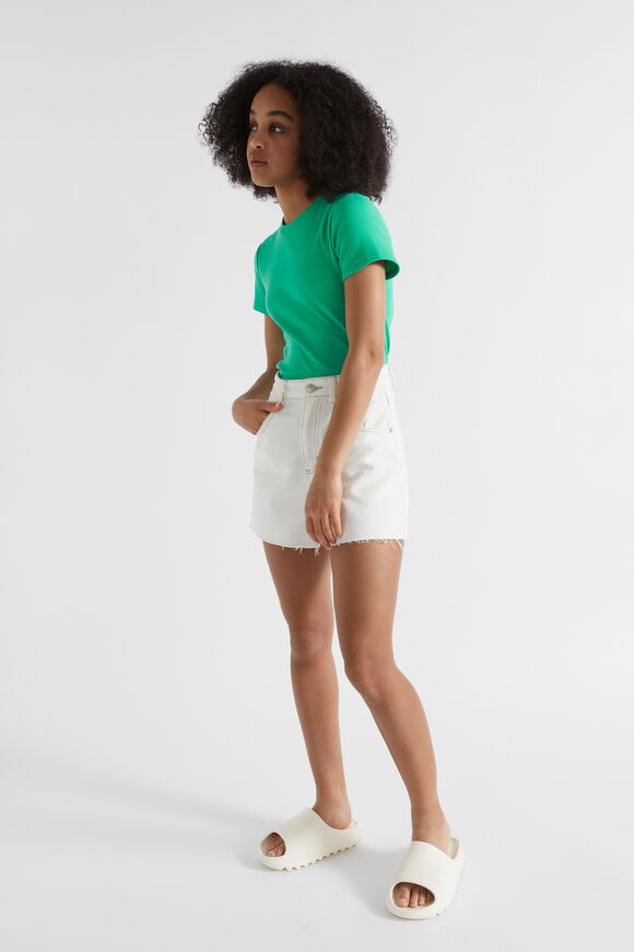 Core Rib Tee  Jewel Green  hi-res