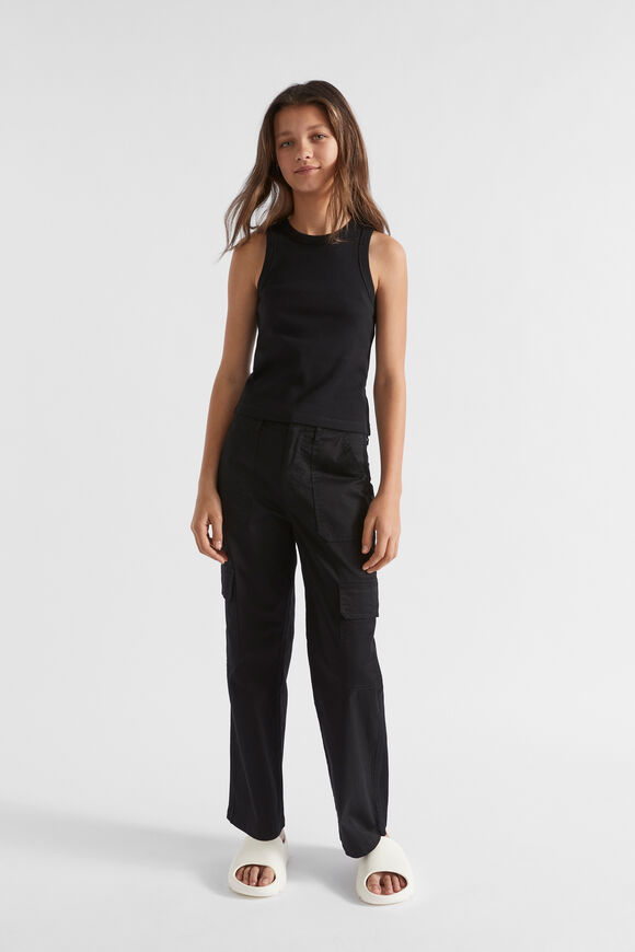 Core Rib Tank  Black  hi-res