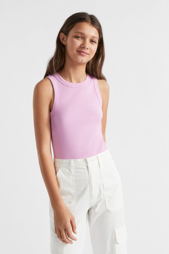 Core Rib Tank  Soft Orchid  hi-res
