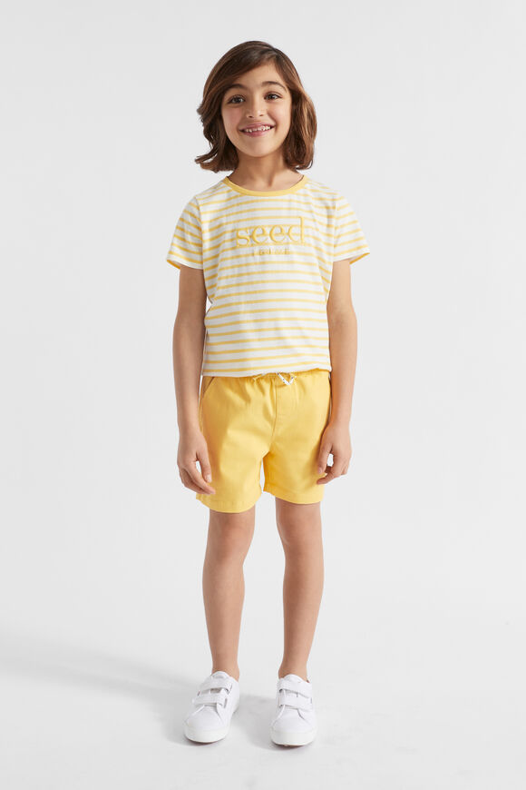 Core Logo Short  Sunshine Yellow  hi-res