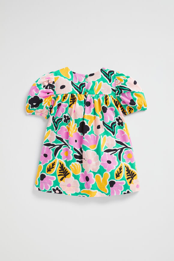 Floral Dress  Jade Green  hi-res