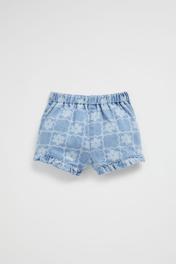 Daisy Check Short  Clean Blue Wash  hi-res