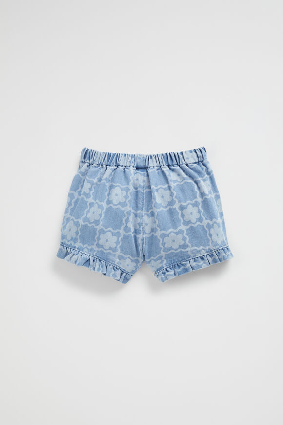 Daisy Check Short  Clean Blue Wash  hi-res
