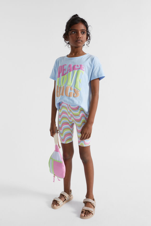 Peace Tee  Baby Blue  hi-res