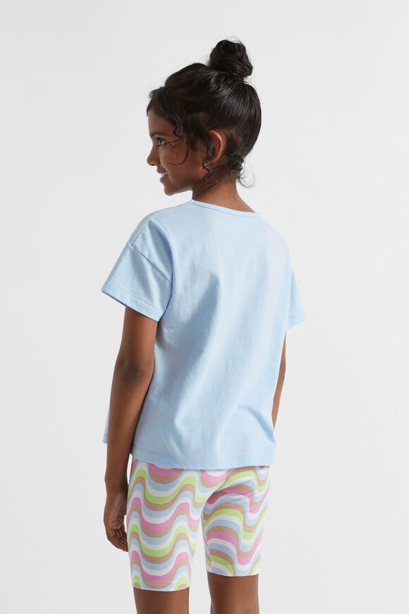 Peace Tee  Baby Blue  hi-res