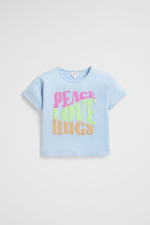 Peace Tee  Baby Blue  hi-res