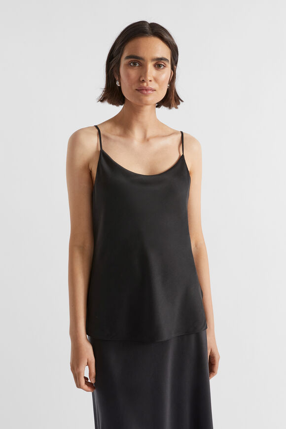 Silk Camisole  Black  hi-res