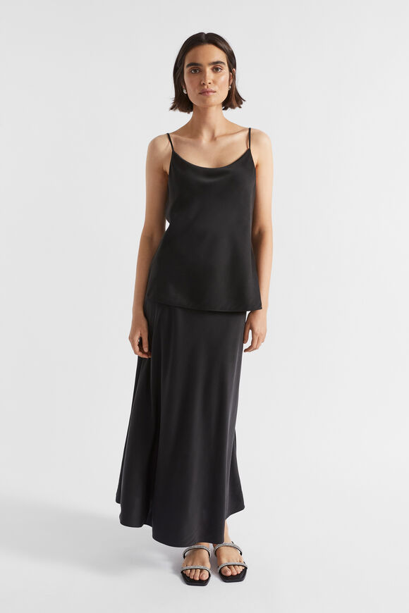 Silk Camisole  Black  hi-res