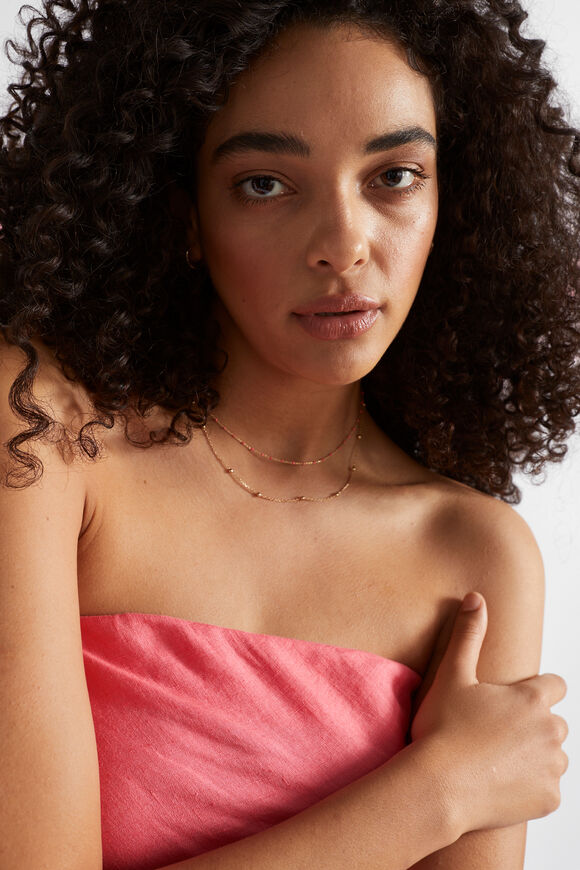 Enamel Necklace Set  Wild Berry  hi-res