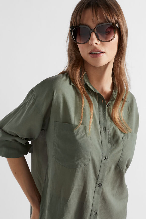 Grace D Frame Sunglasses  Smokey Olive  hi-res