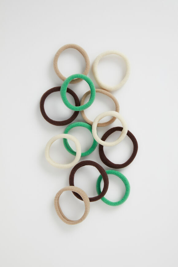 Hair Tie Set  Key Lime  hi-res