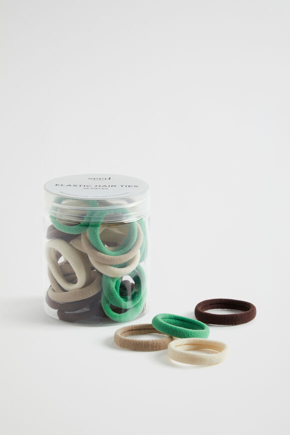 Hair Tie Set  Key Lime  hi-res
