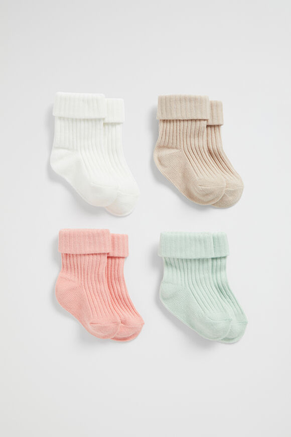 Rib Sock Multipack  Bright  hi-res