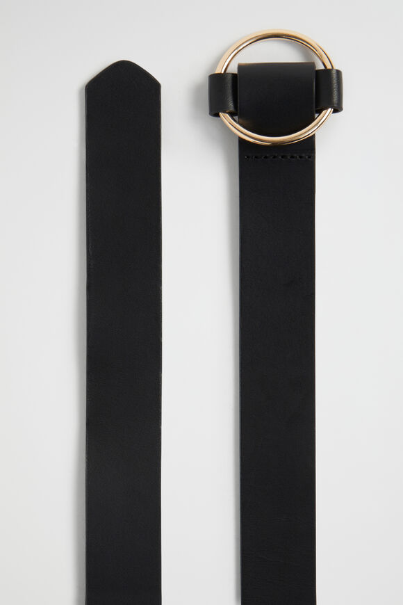 Adele Leather Hip Belt  Black  hi-res