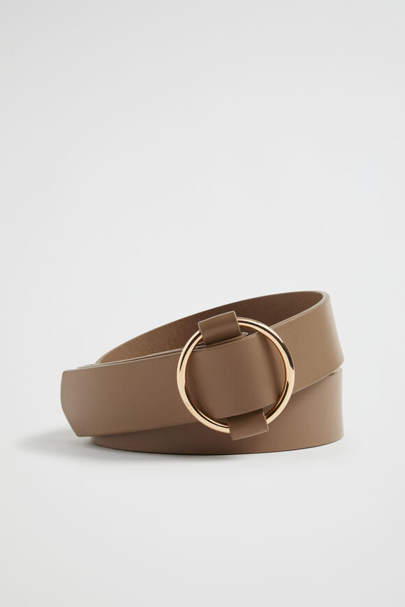 Adele Leather Hip Belt  Cashew  hi-res