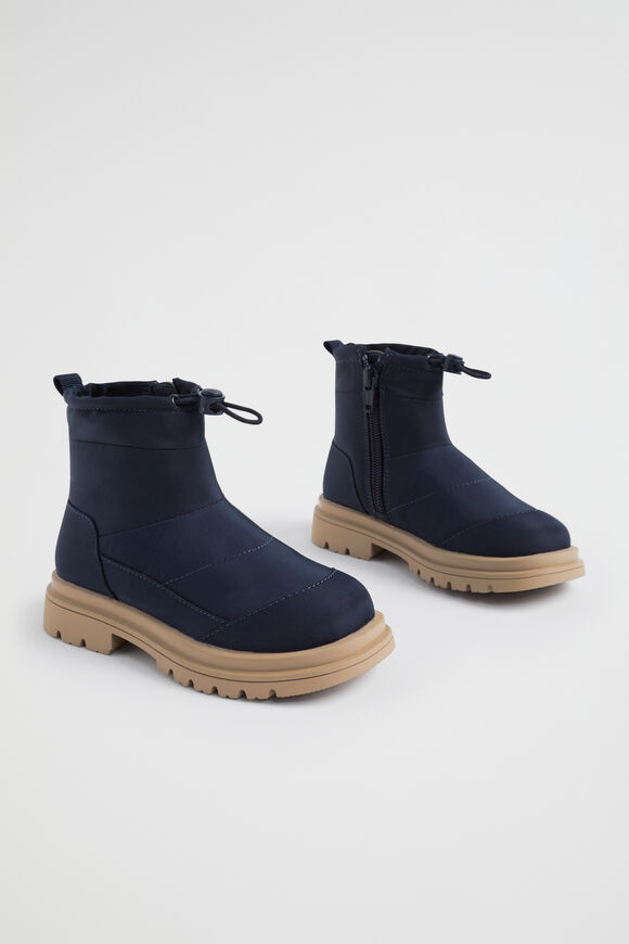Nylon Winter Boot  Navy  hi-res