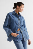Denim Boxy Shacket  Ultramarine Wash  hi-res