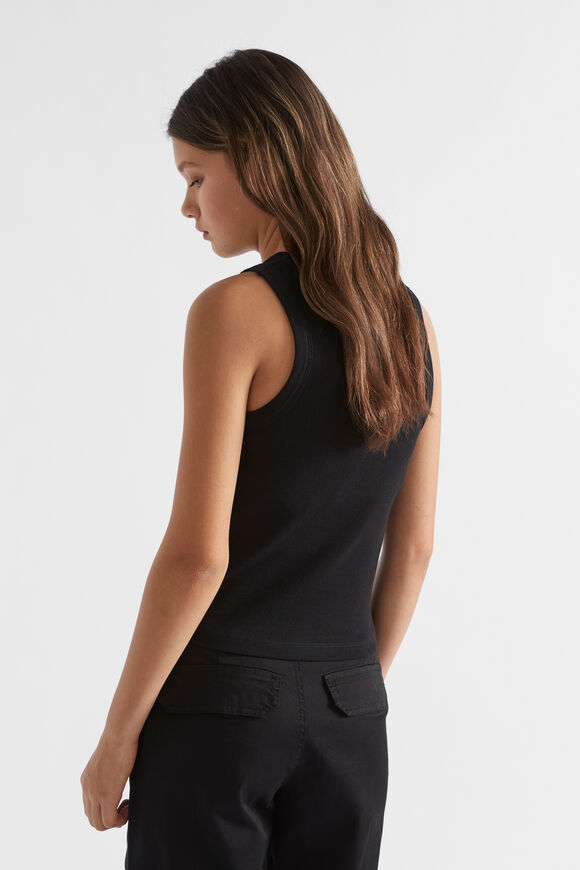 Core Rib Tank  Black  hi-res