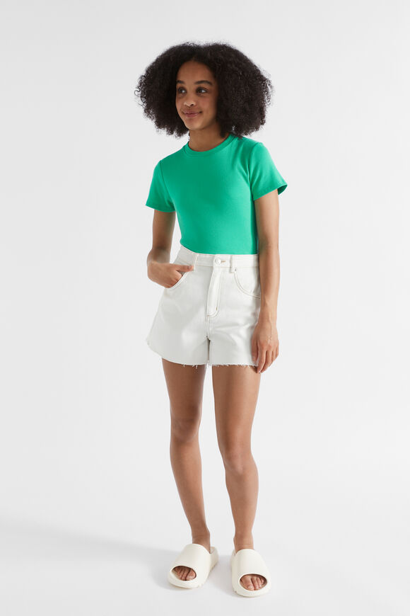 Core Denim Short  White  hi-res