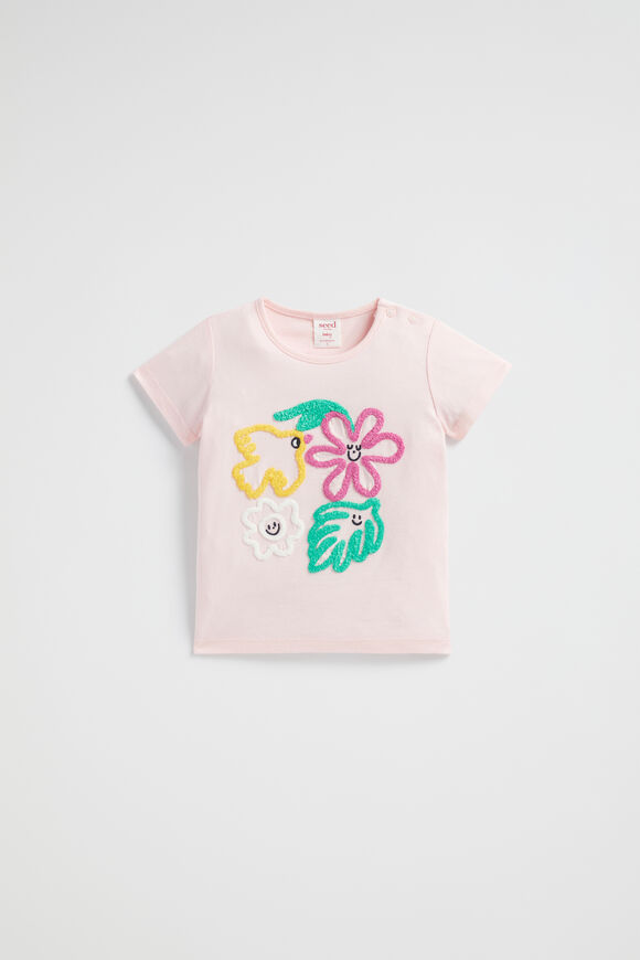 Floral Tee  Dusty Rose  hi-res