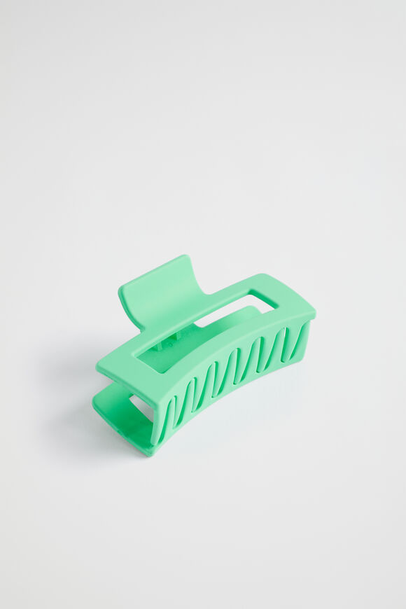 Rectangle Hair Claw  Key Lime  hi-res